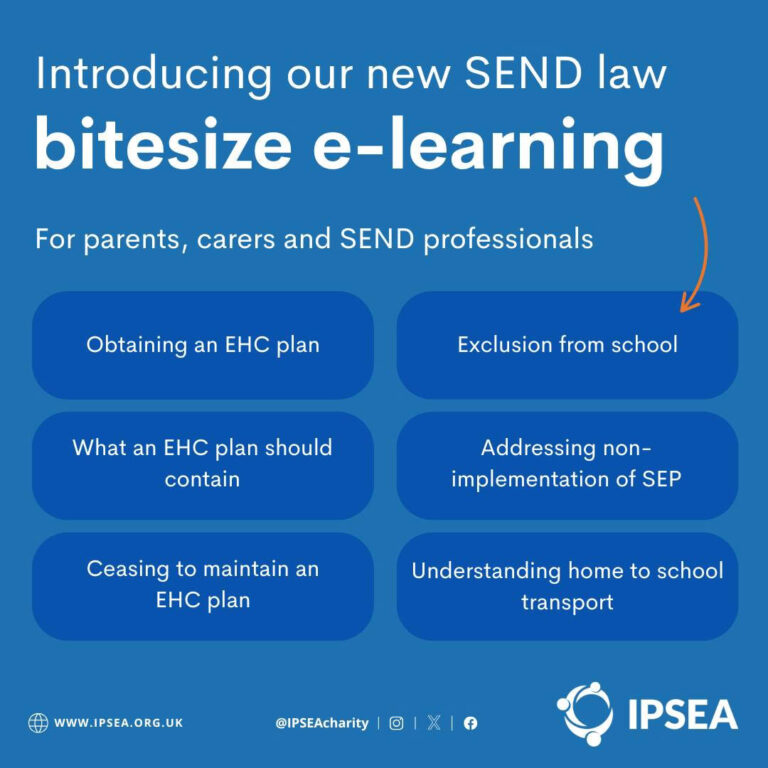 NEW – Bitesize SEND law e-learning