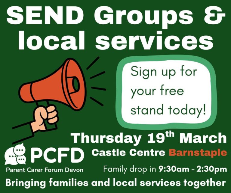 SEND Groups & Local Services - Drop-in